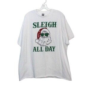 Gildan Heavyweight Cotton T Shirt Sleigh All Day Short Sleeves 2XL